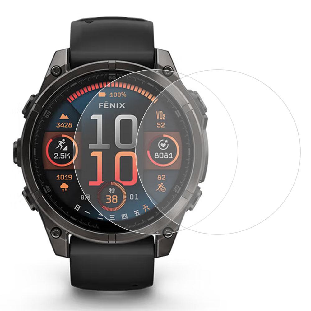 

2Pcs For Garmin Fenix 8 Pro MicroLED 51mm/8 Pro AMOLED 51mm/8 51mm Watch Screen Protector Clear TPU Film A