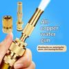 1 Set Home Hose Adjustable Pressure Garden Sprinkler Spray Nozzle Water Gun Brass High Pressure Direct Spray Quick Connector