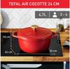 Сковорода Tefal E25546 Воздушная Кастрюля 24 см