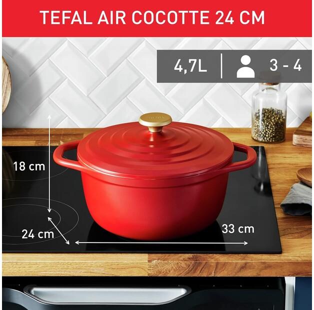 Frying Pan Tefal E25546 Air Pot 24 Cm