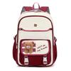 New student backpack large capacity cute high value new schoolbag youth academy style backpack