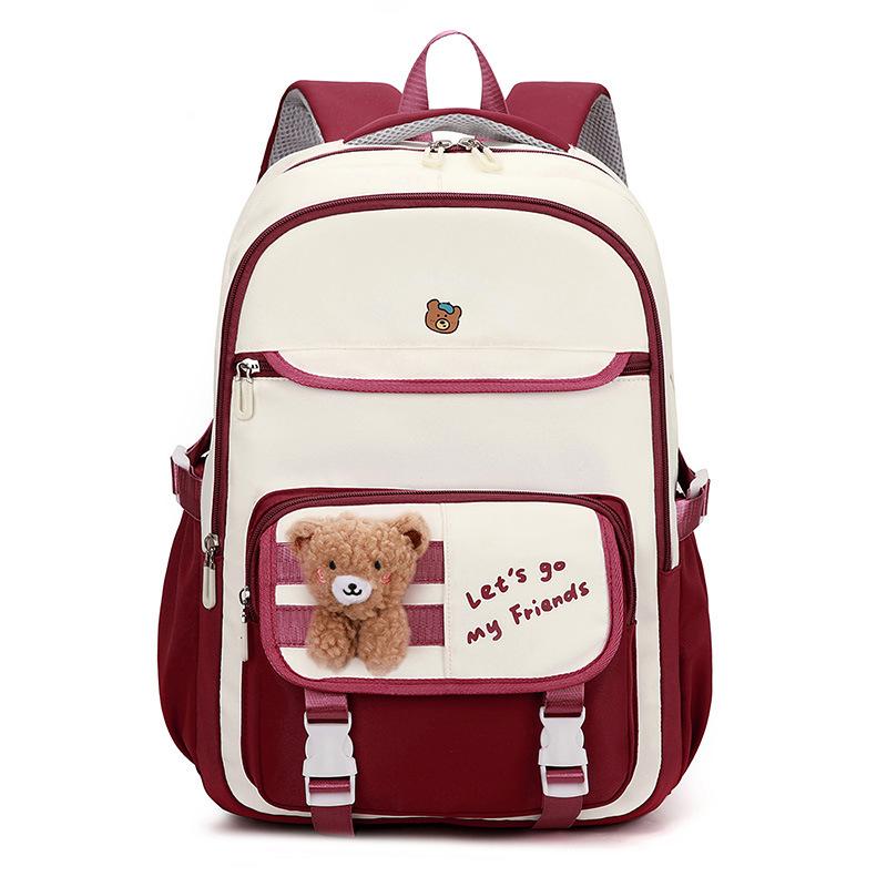 New student backpack large capacity cute high value new schoolbag youth academy style backpack