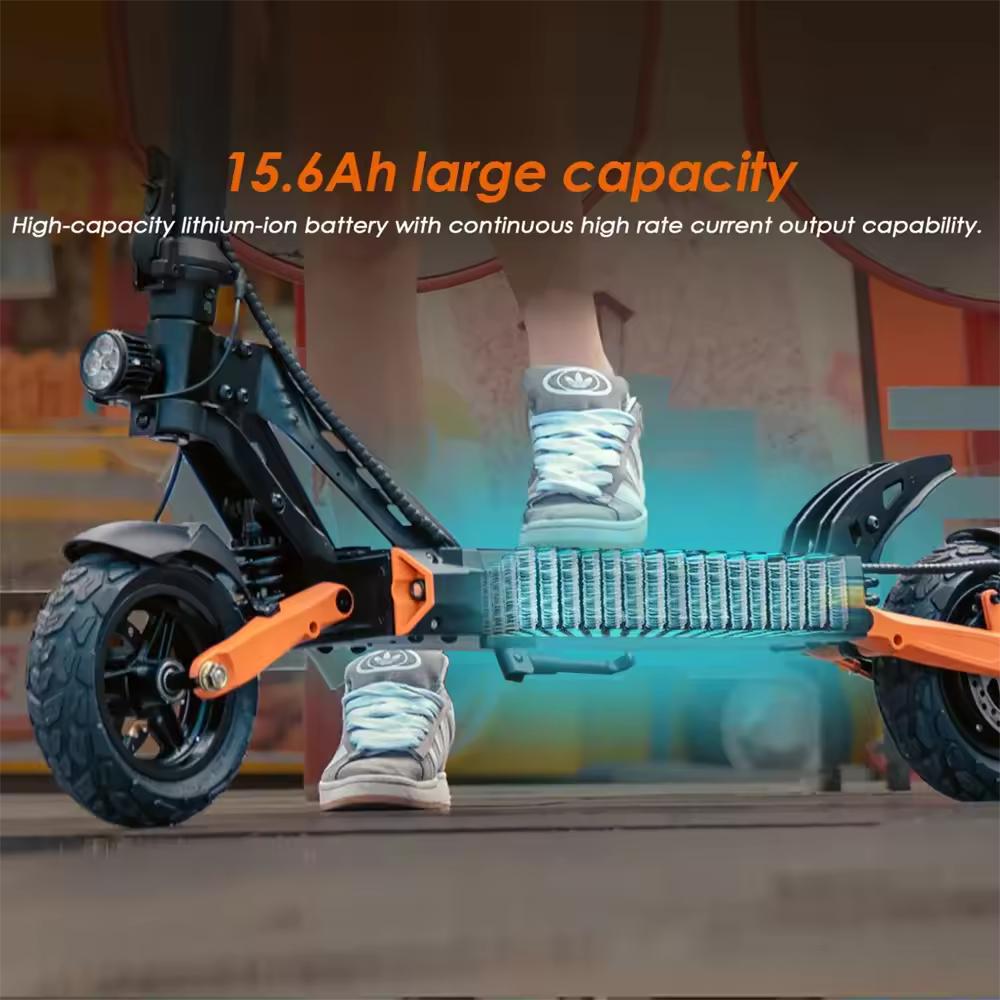 2026 Magazzino UE KUKIRIN G2 PRO Monopattino Elettrico per Adulti Motore 600W Batteria 48V 15.6AH Velocità Massima 50KM/H Autonomia 55KM Pieghevole Kick