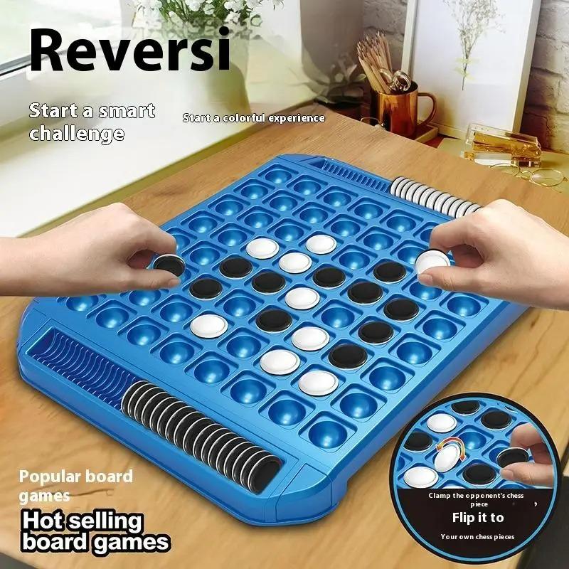 Travel-Friendly Chess Board Flip Chess Game Educational Memory Challenge Toy For Toddlers Cartoon Flipping Chess For 2 For Kids