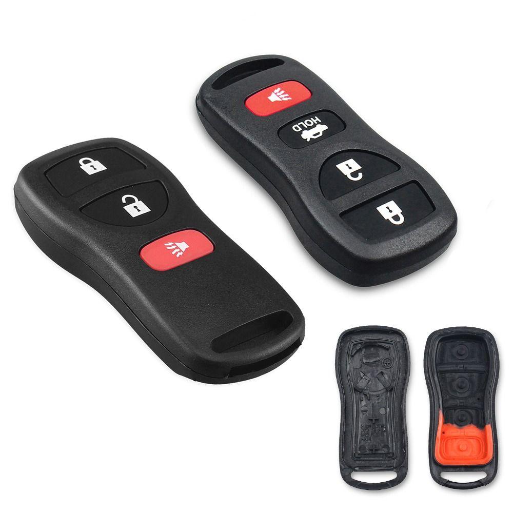 Car Accessories Key Shell 3/4 Buttons Remote Control Key Case Key Fob Cover Case Cover Car Key Case