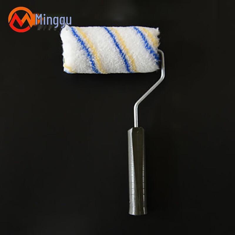 Minggu 6-inch Yellow & Blue Cotton Mini Roller Brush Set