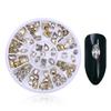 Mixed Color Nail Art Glitter Rhinestone Crystal Gems Jewelry Bead Manicure Decoration Accessories Nail Supplies For Professional