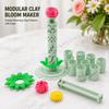 3D Printed Polymer Clay Flower Shaper Modular DIY Clay Floral Mold Tool  Polymer Clay