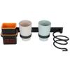 Multifunctional Space Aluminum Bathroom Storage Rack Hair Dryer Toothbrush Holder