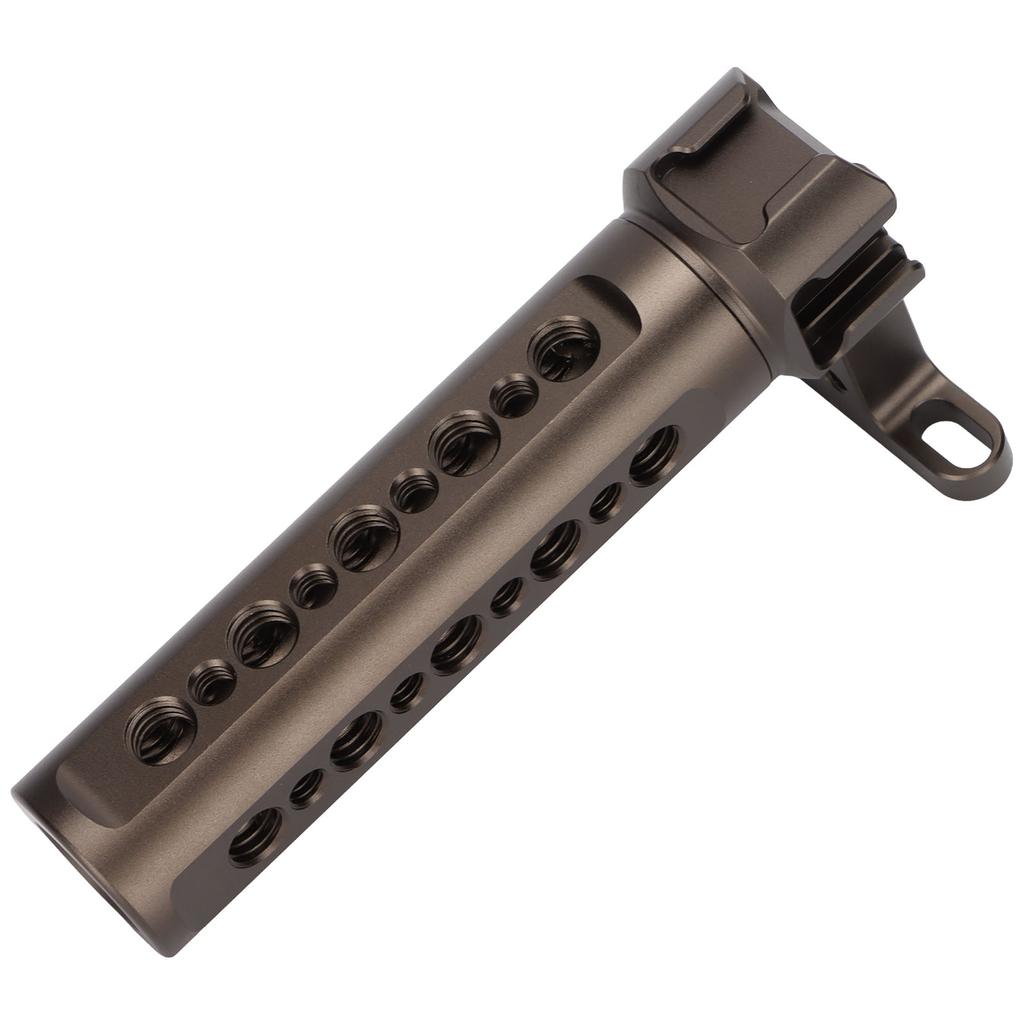 Camera Top Handle Camera Hot Shoe Top Handle Grip with 3 Cold Shoe Mounts for Microphone LED Light