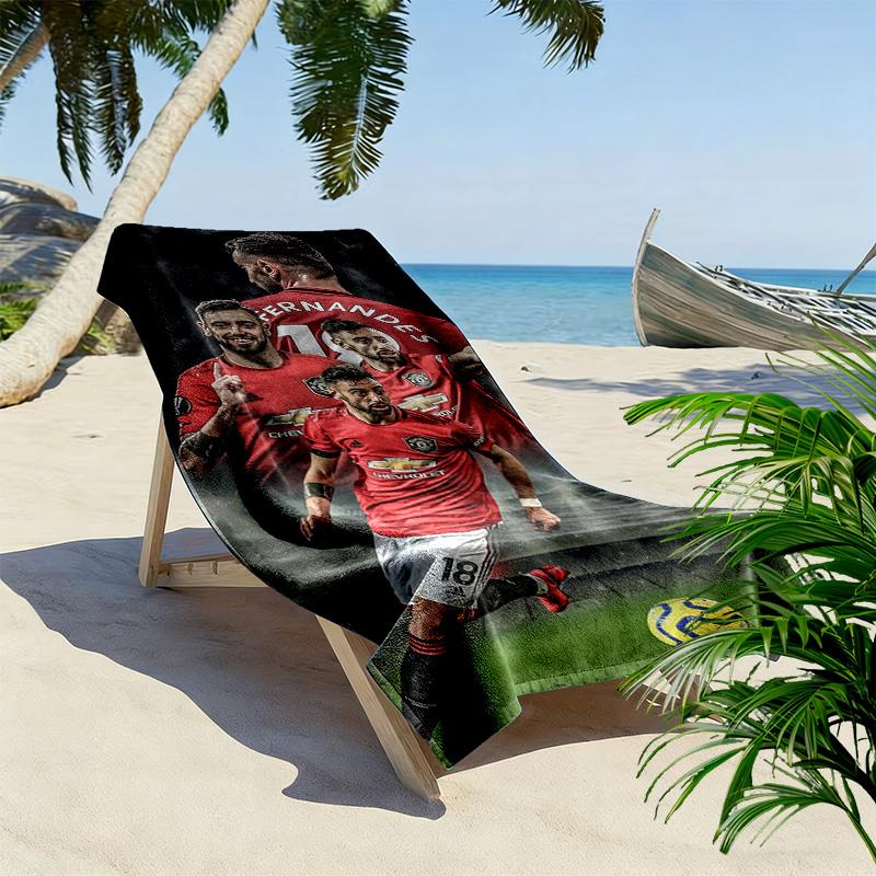 Fernandes Print Beach Towel, Large Soft Quick Dry Towel for Beach Camping Swimming