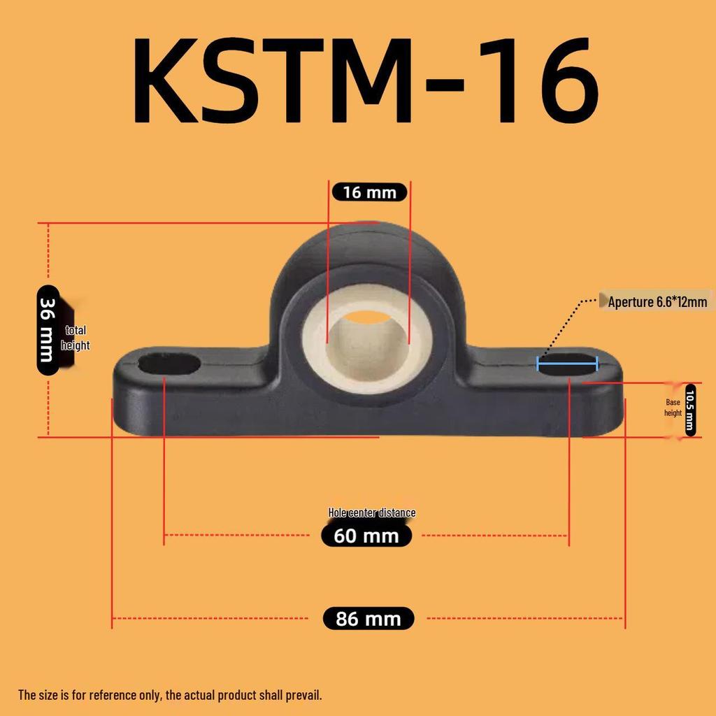 Kunststoff-Lagerbasis EFSM/EFOM/KSTM Serie (Größen: 8-30)