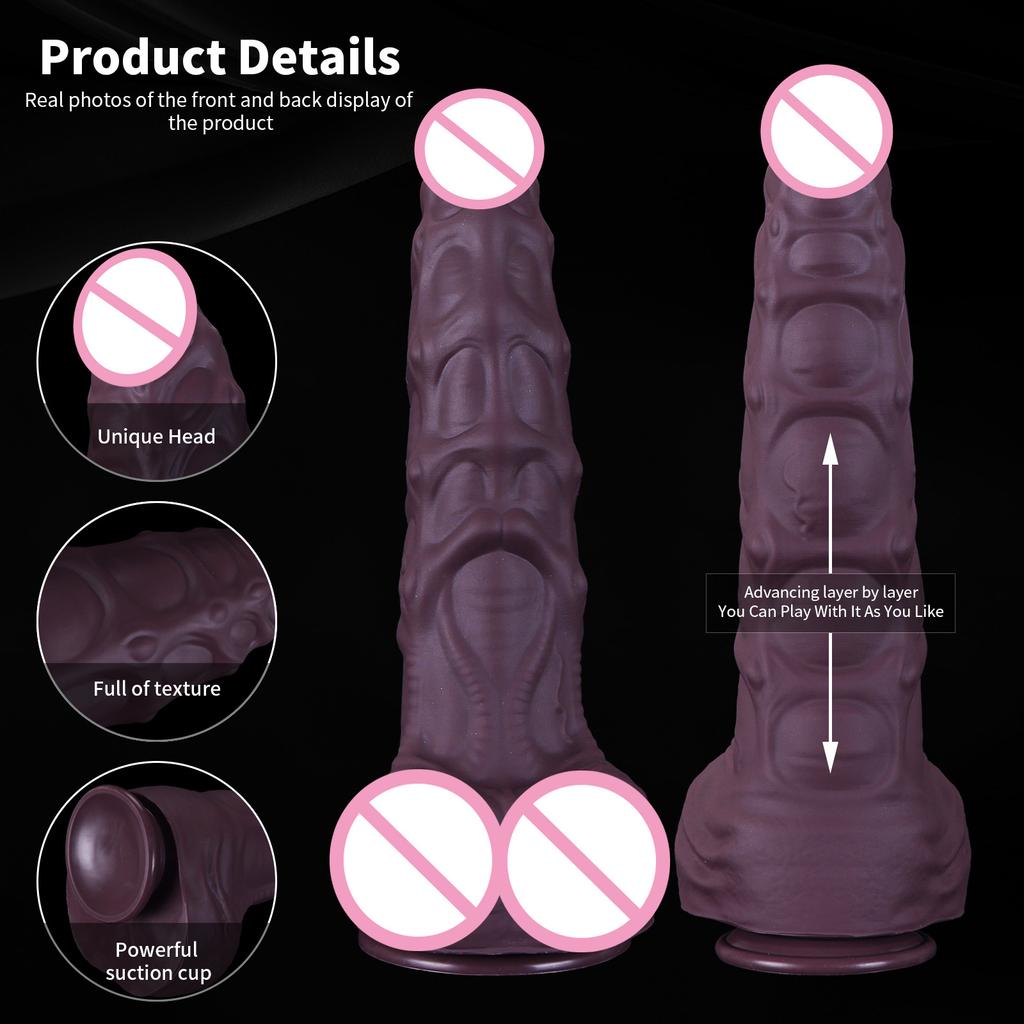 Super Large And Thick Seahorse Anal Plug Silicone Simulation Penis  Giant Anal Expansion For Men And Women  Anal Expansion  Masturbation Toy