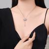 Daytime Covenant Butterfly Pull Necklace Women'S Lamp Luxury Niche Design Clavicle Chain Zircon Necklace Premium