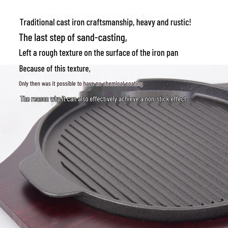 Cast Iron Induction Grill Pan
