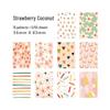 Yanji Literary Lace Plaid Memo Paper Set for DIY Journals and Backgrounds