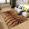 3D Stripe Tiger Print Pattern Area Rug Large,Carpet Rug for Living Room Bedroom Kitchen Doormat Decoration, Non-slip Floor Mat