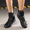Unisex Boxing Boots High-top Leather Breathable Lightweight Fan Boxing Boots Combat Training Shoe Motorcycle Boots Youth Boxing Shoes