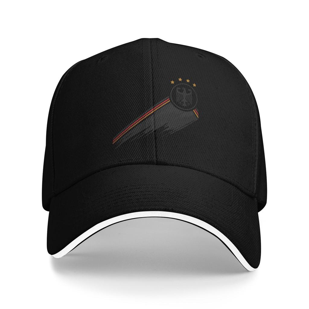 Deutschland GerUnisexy Football Player Sandwich Baseball Caps Casual  Soccer Unisex Style Adjustable Headwear Sports Gift Hat