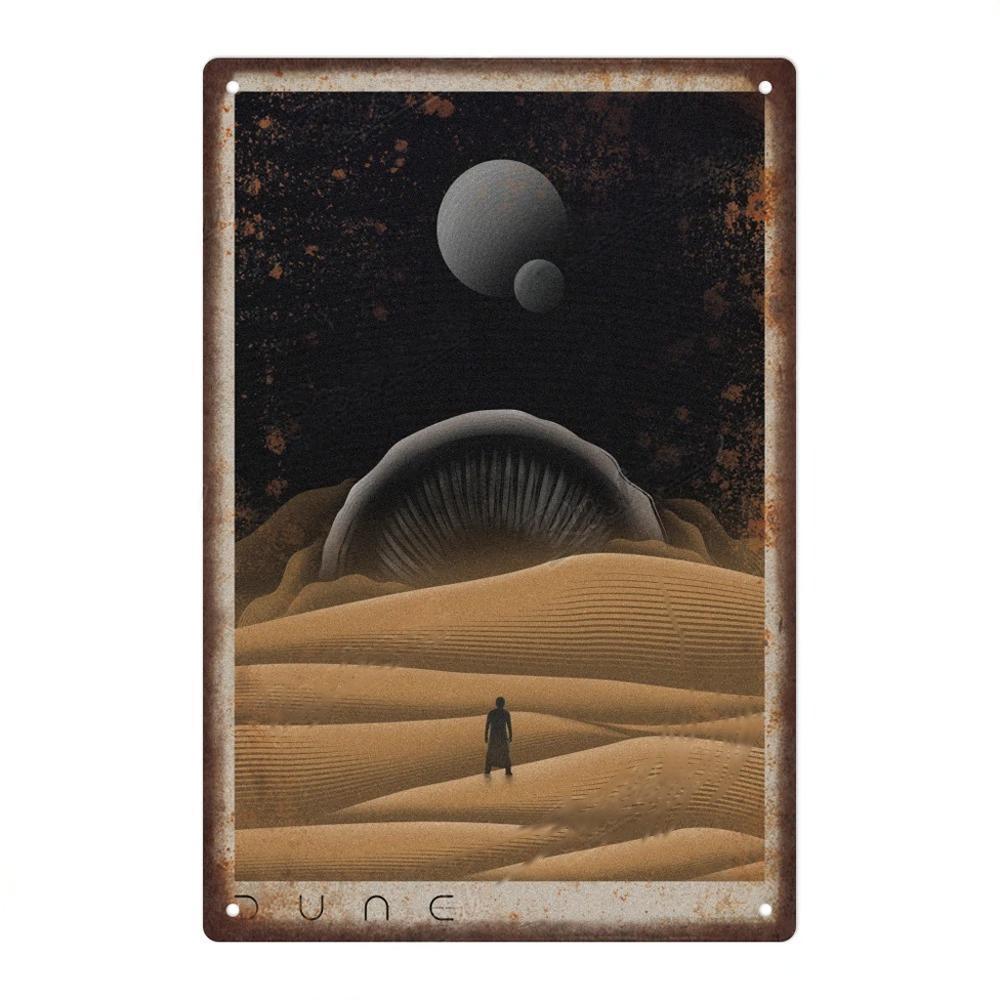 Classic Movie Metal Poster Decor Plates Vintage Metal Tin Plaque Poster for Pub Bar Wall Art Man Cave Decorative Plates Decor