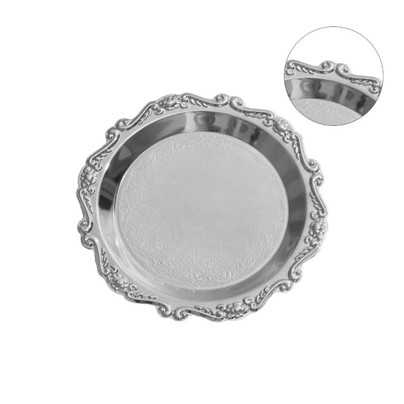 Metalowy Patera na babeczki Taca do serwowania Przechowywania Stojak na przekąski i słodycze