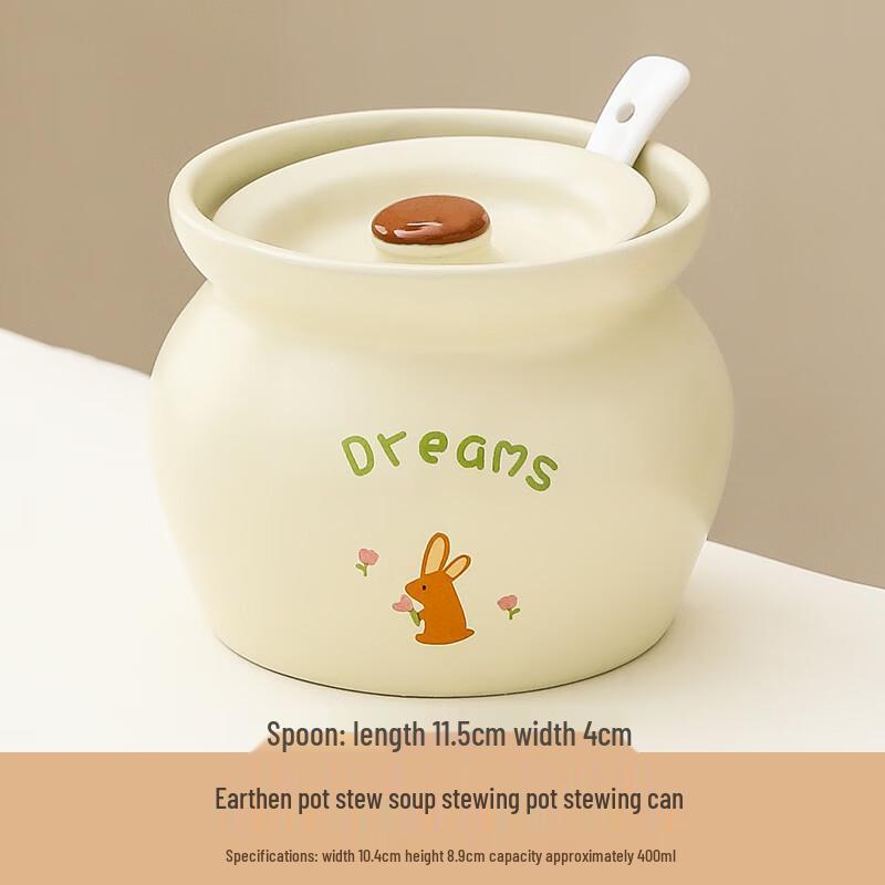 Zhishi Ceramic Lidded Stew Pot Set