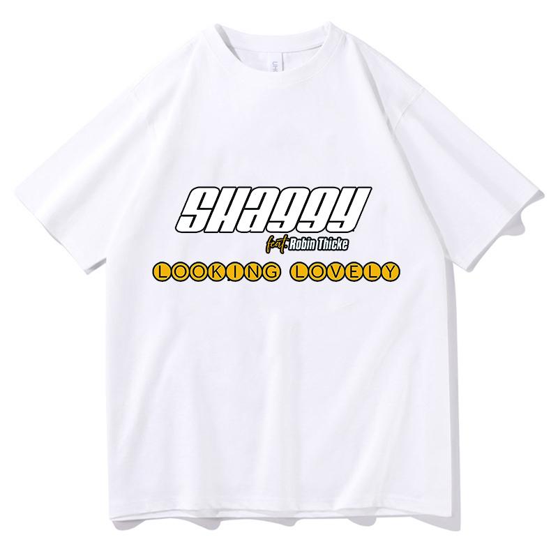 Robin Thicke Shaggy Looking Lovely Merch T-shirts Men Women Summer Cotton Clothing Round Neck Short Sleeved Tee