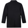 TRIES Men's Autumn/Winter Wool Blend Lapel Overcoat
