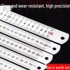 Premium Stainless Steel Double-Sided Ruler for Drafting and Measuring