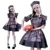 Japanese Halloween costume pumpkin witch costume horror doll maid costume dark goth vampire dress female