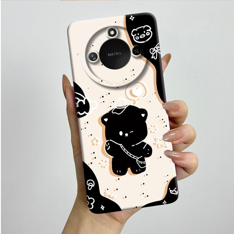 For Honor X9C Smart Phone Case X9cSmart Soft Silicone Funda Sweet Painted Fashion Cartoon Protective Capa Lovely Printing Cover