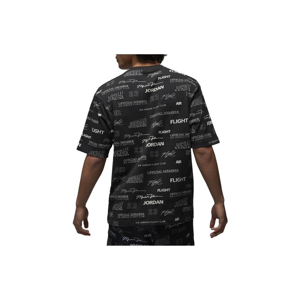 Air Jordan Full Flight MVP Short Sleeve T-Shirts 'Black' Men's DX9574-045