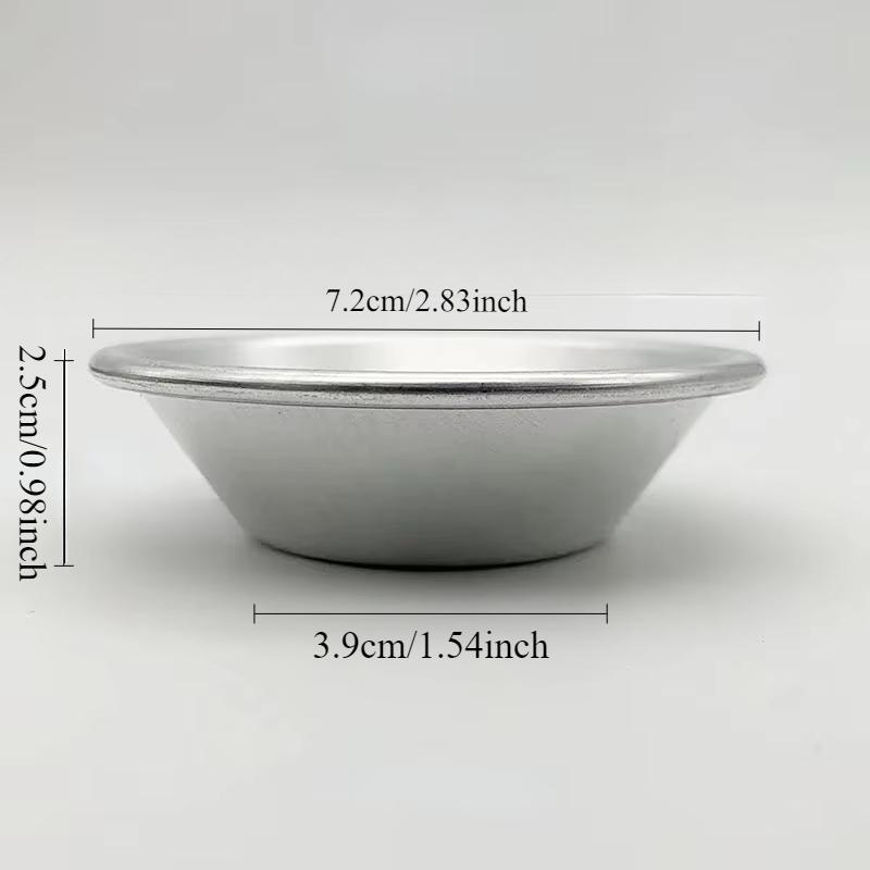 

10 шт. кухонная форма для выпечки из алюминиевого сплава, форма для яичного тарта, кексов, пирожных, десертов, мини-форма для выпечки кексов