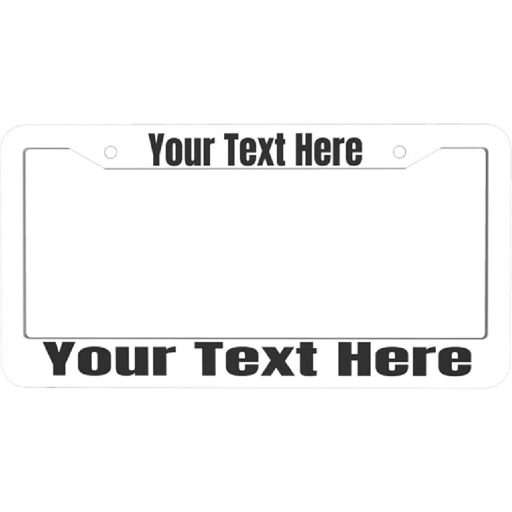 License Plate Frame Personalized License Plate Frame for Cars License Plate Frames Customized Design License Plate Holder Customize Funny Car