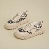 Women's Ankle Shoes 2025 Spring Fashion Casual Leopard Shoes for Women Platform Ladies's Sneakers Low Top Lace Up Tenis Feminino