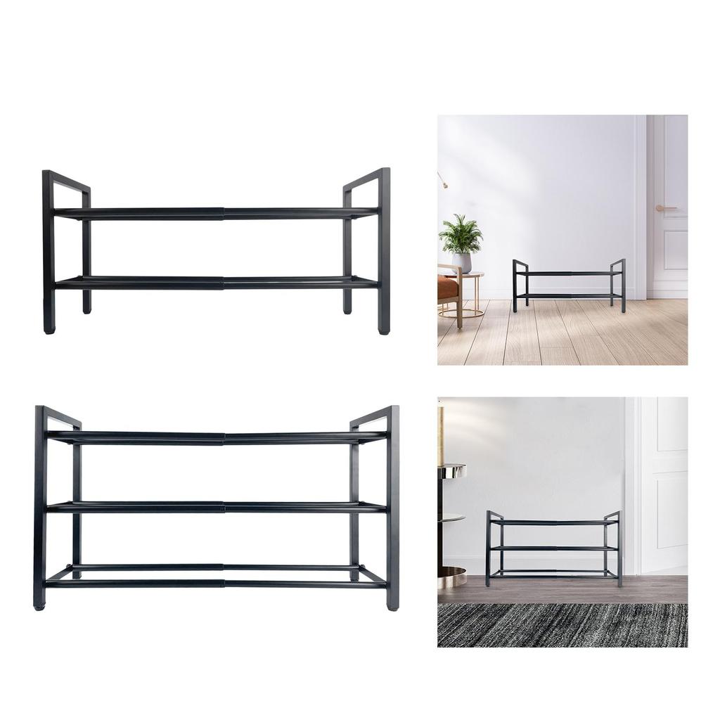 Expandable Shoe Rack Planter Stand Shelf for Living Room Garage Hallway 2