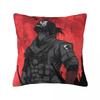 Metal Gear Solid Snake Game Pillow Cover Polyester Pillow Case Cushion Cover Funny Pattern Pillowcases For Sofa Home Decoration