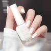Matcha Green Quick-Dry Peelable Nail Polish - Odorless, No Bake, Long-Lasting Base Coat for Students