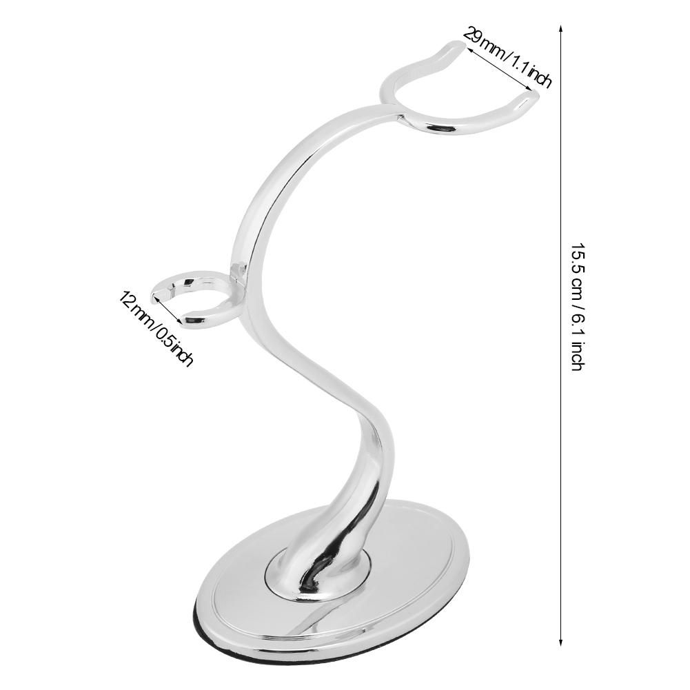 Men Shaving Brush Stand Razor Holder for Salon Home Travel Use