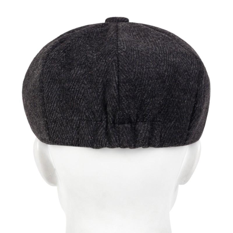 Retro Achteckige Mütze All-Match Britische Schiebermütze Herren und Damen Ausflug Sonnenschutz Baskenmütze Boina, Malermütze, Schirmmütze