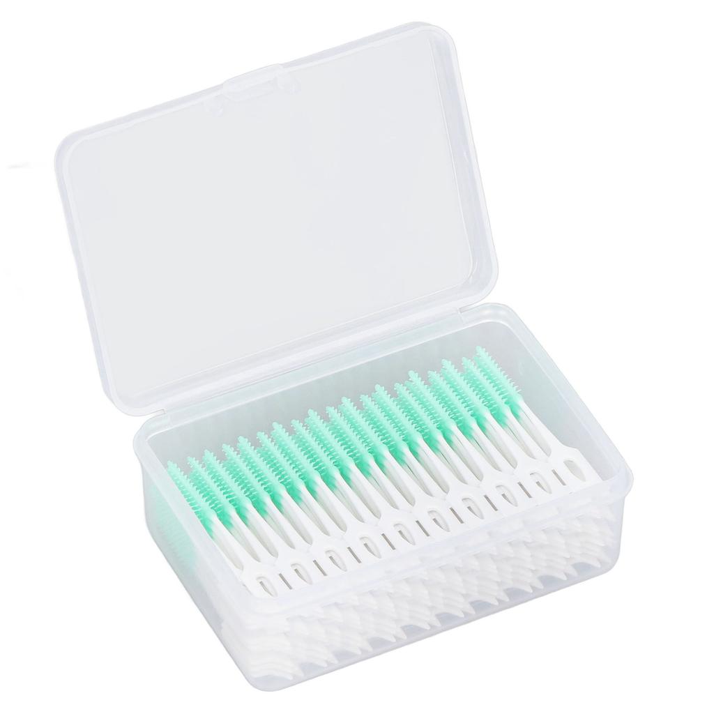 Interdental Brush Disposable Soft Dental Cleaning Floss Toothpicks for Oral Care Adults Children 160pcs