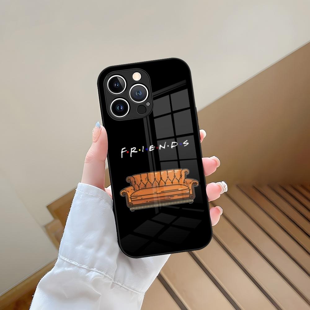 Friends TV Show Phone Case Tempered Glass For IPhone 13 17 15 16 14 12 11 Pro Max Plus Mini XR XS SE2020 Coque