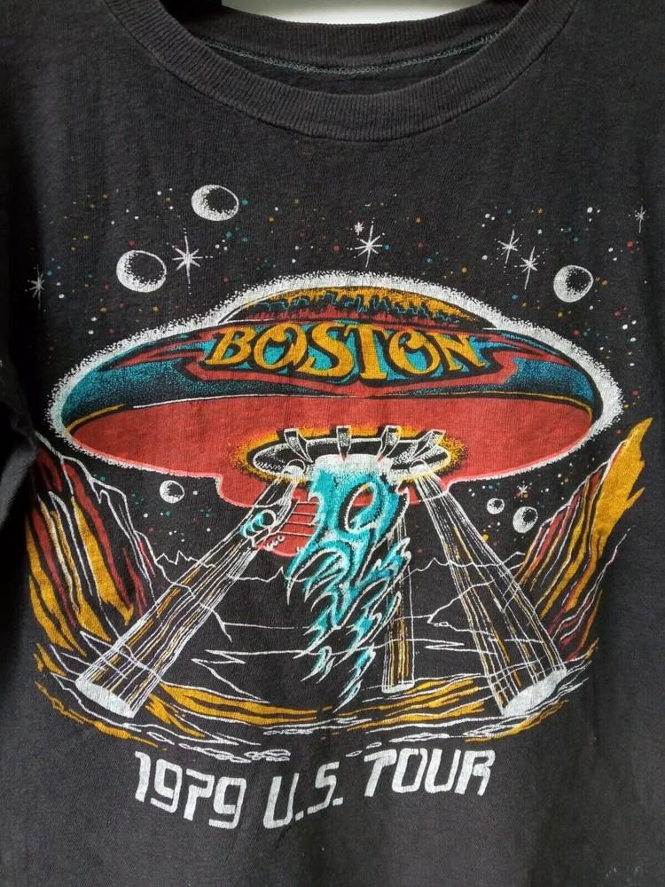 Boston Rock Band Tour Classic Rock Music Tee Unisex S-4XL Unisex T-Shirt S