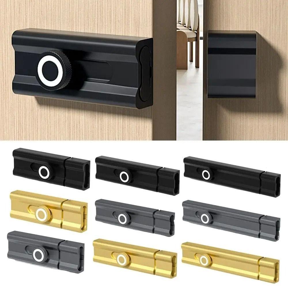 Anti-theft Sliding Door Bolt Aluminum Zinc Zinc Alloy Door Buckle Durable Door Catch  Closet Window Door