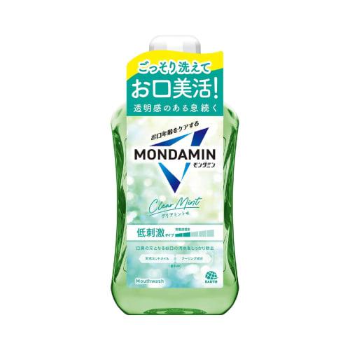 Mondahmin Clear Mint Mouthwash, 1000mL, Mild Mouthwash, Oral Care