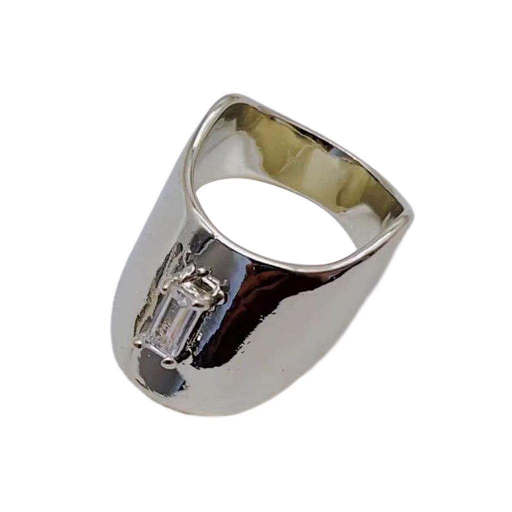 Korean Crystal Rings for Women Fashionable Inlaid Finger Rings Unique Engagement Wedding Knuckle Rings Jewelry Gift