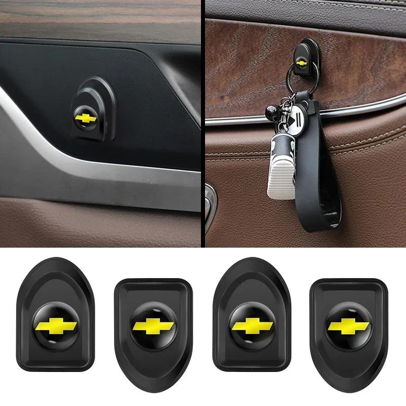 AABLN1 1/2/4PCS Auto Hooks Mini Self Adhesive Durable Small Holder For Chevrolet Cruze Lacetti Captiva SS Z71 Equinox Trax Accessories