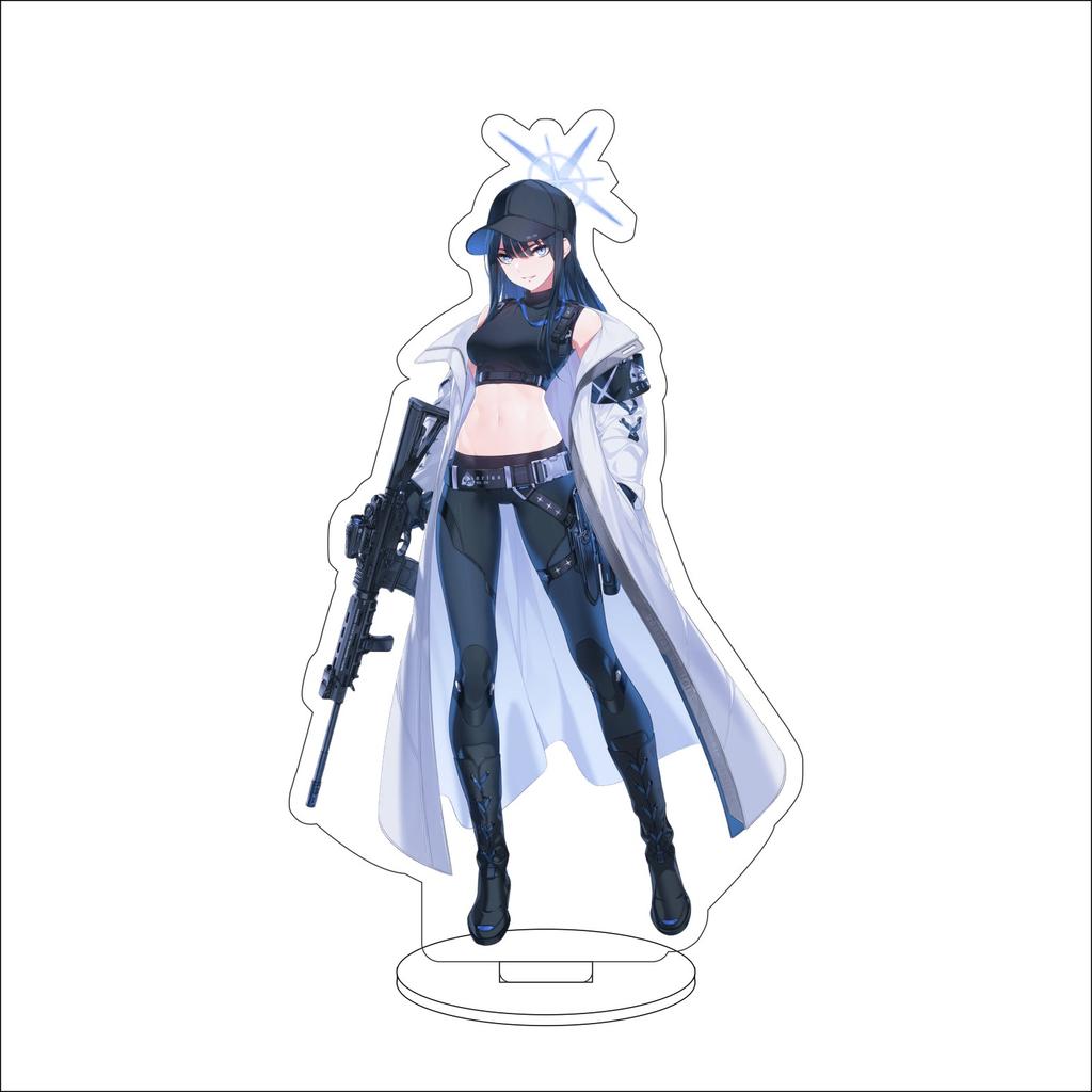 16CM Anime Blue Archive The Animation  Cosplay Acrylic Stand Ornaments Okusora Ayane Sorasaki Hina Figure Stand Halloween Gifts