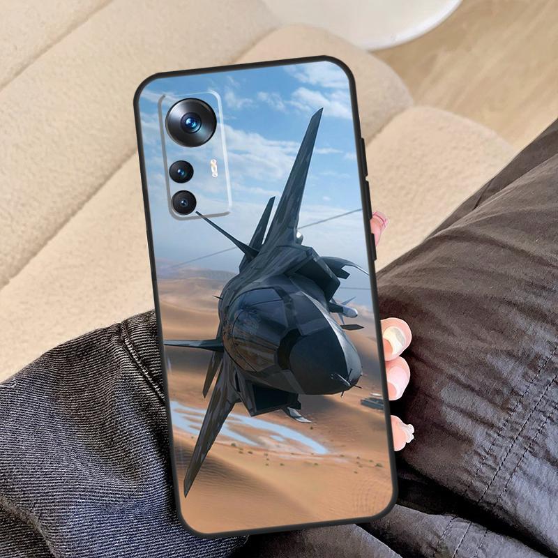 Fighter Planes Case For Xiaomi 13T 12T 11T 14 13 Pro 12 Lite 12X POCO F5 X3 X5 Pro F3 F4 X4 M5s C65 Funda