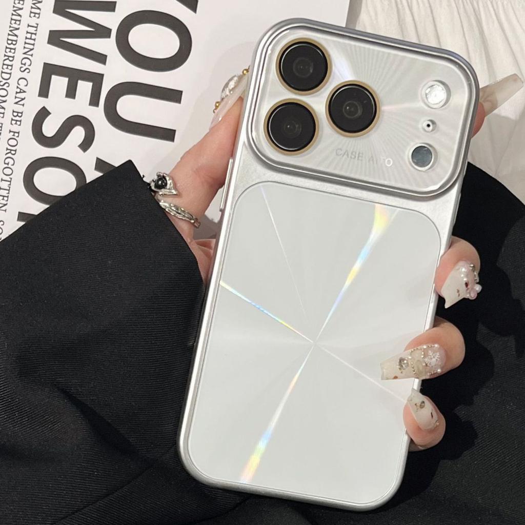Aurora CD Pattern Is Suitable for iPhone17promax Mobile Phone Case, the New Model Becomes Larger In Seconds, and the Window Apple 16 Laser 15 Hard.